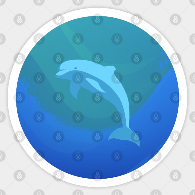 Dolphin Dream Sticker by CANJ72